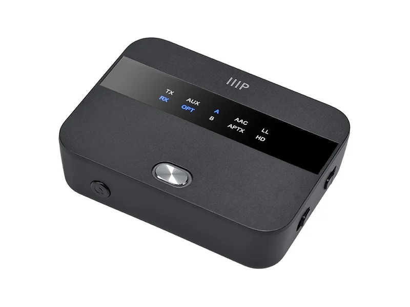 Monoprice Bluetooth 5 Long Range Transmitter and Receiver with aptX HD and aptX Low Latency