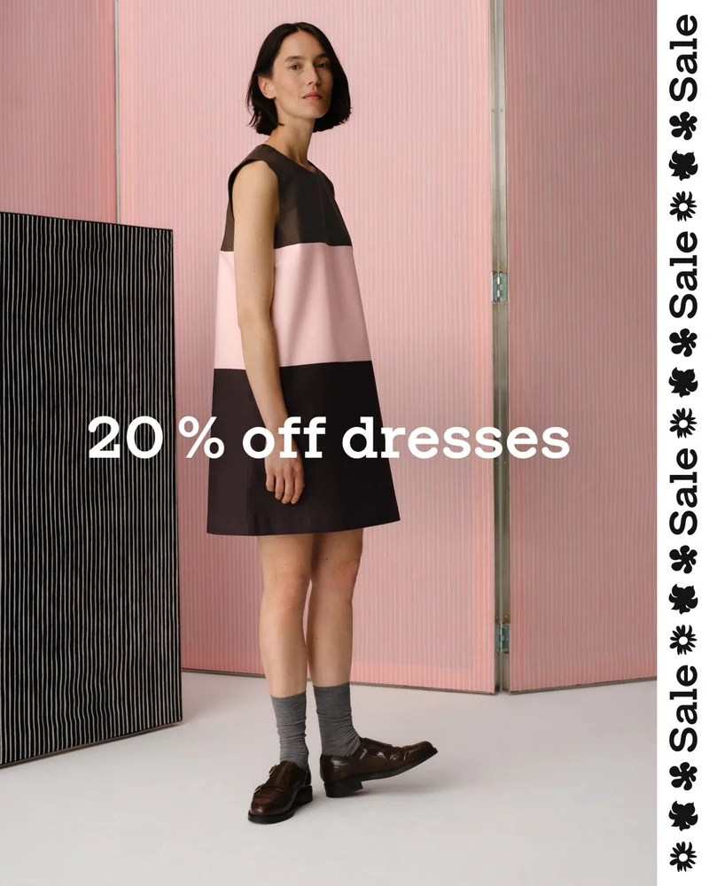 Spring dresses 20% off