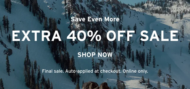 EXTRA 40% OFF