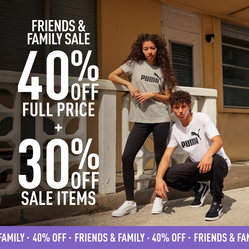 FRIENDS & FAMILY SALE
