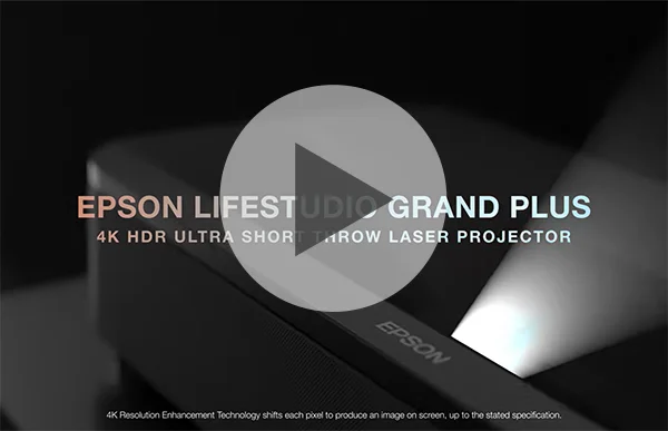 Watch the Video: Epson Lifestudio Grand Plus 4K Ultra Short Throw Laser Projector