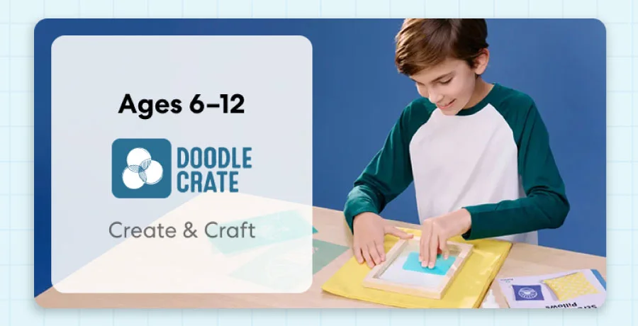 Teen creating an advanced KiwiCo project. Ideal for ages 6 to 12 to spark creativity and innovation.