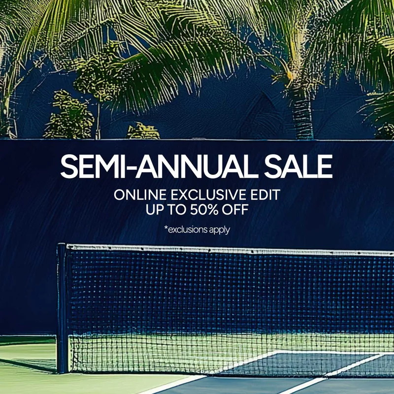 Semi Annual Sale. Online Exclusive Edit. Up to 50% Off. *exclusions apply