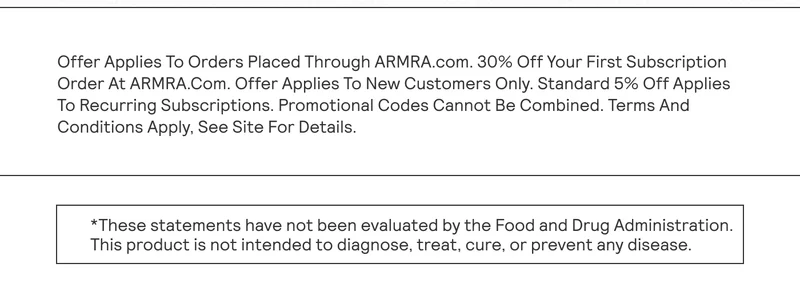 These statements have not been evaluated by the Food and Drug Administratoin. This product is not intended to diagnose, treat, cure, or prevent any disease.