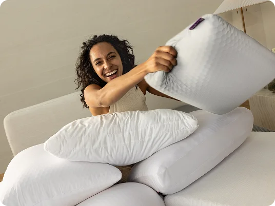 Grid pillows