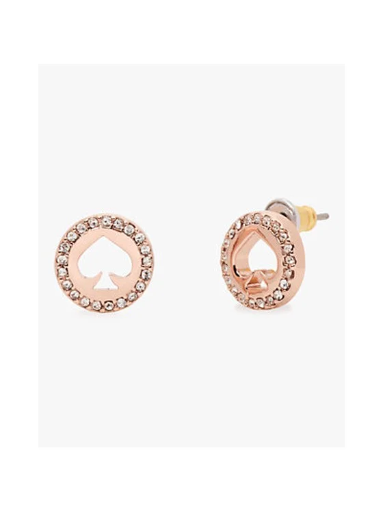 Spot The Spade Pave Halo Spade Studs