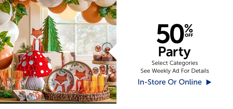50% Off Party - Select Categories