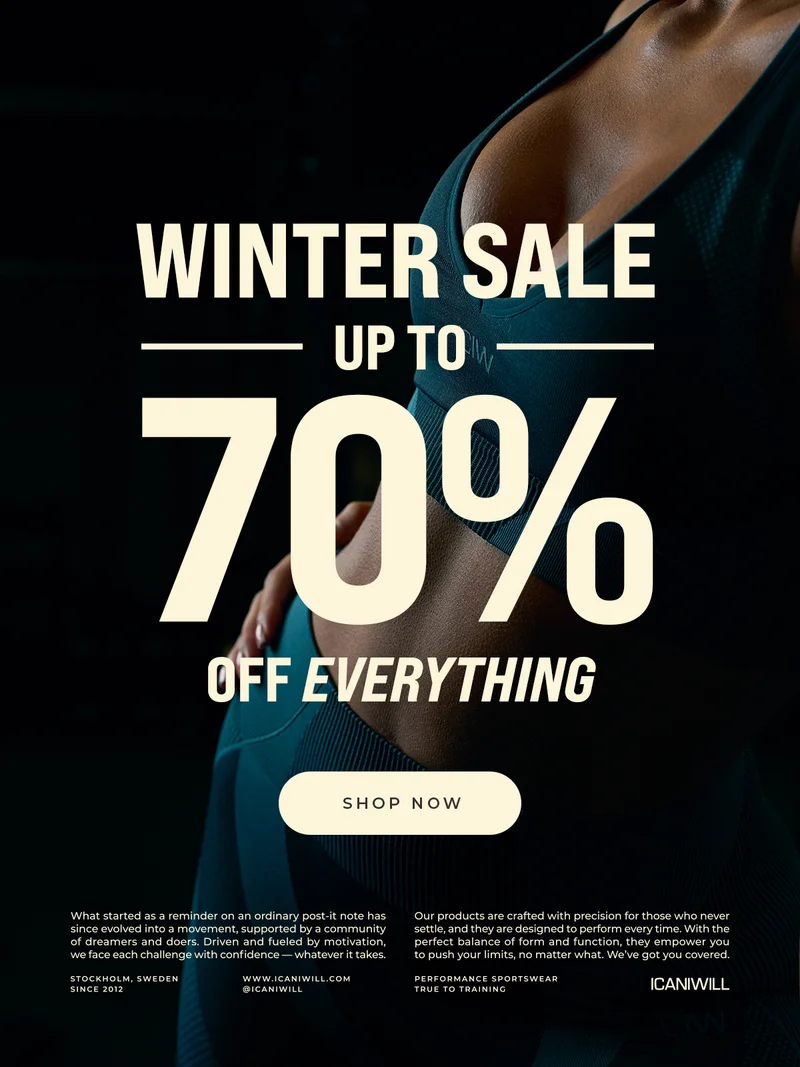 WINTER SALE IS LIVE NOW!