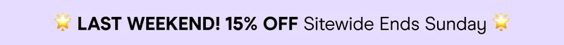 15% OFF Sitewide
