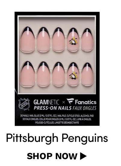 Pittsburgh Penguins Press-On Nail Set