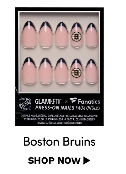 Boston Bruins Press-On Nail Set