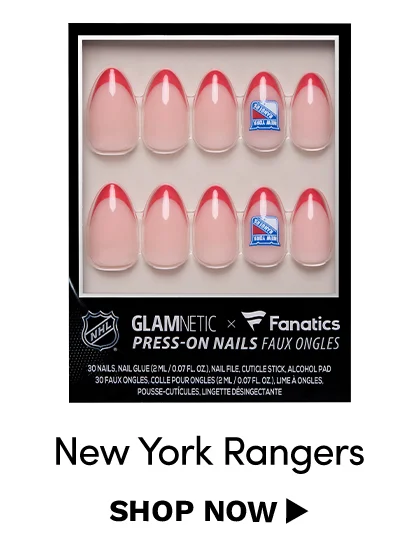 New York Rangers Press-On Nail Set