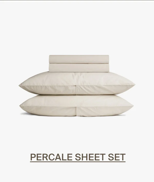 Percale sheet set