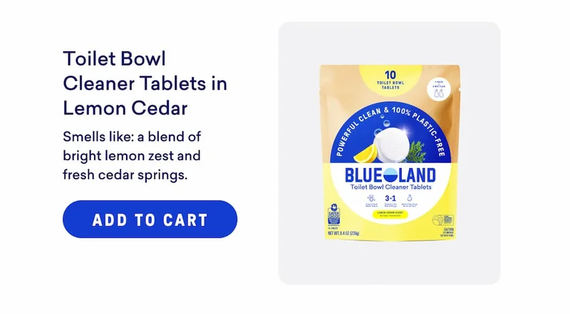 Shop Toilet Bowl Cleaner Tablets in Lemon Cedar!