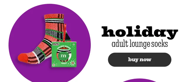 HOLIDAY ADULT LOUNGE SOCKS