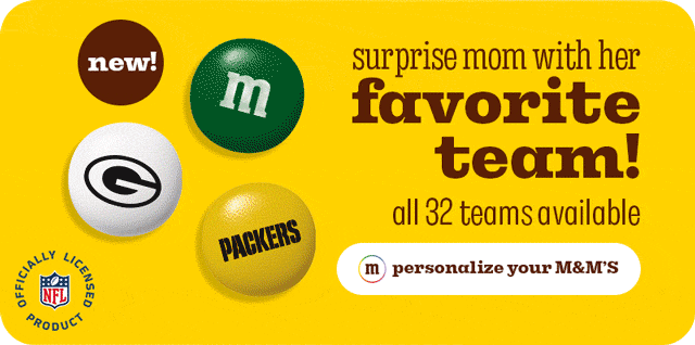 PERSONALIZE YOUR M&M'S