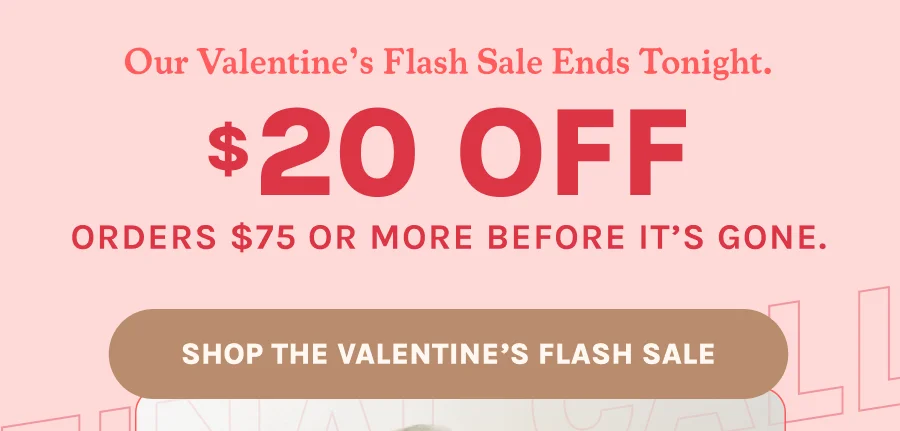 Shop Valentine's Flash Sale
