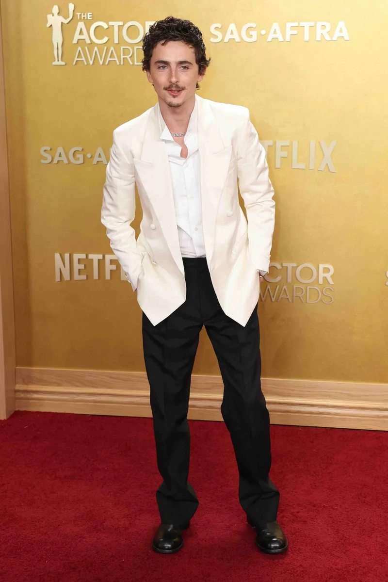Timothée Chalamet at the 2026 Actor Awards
