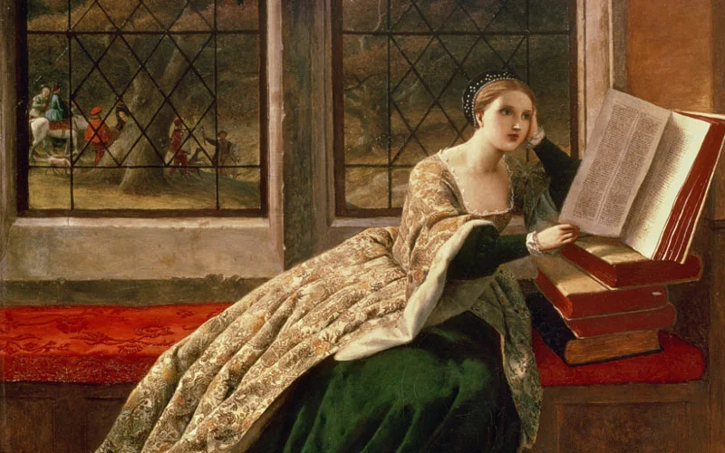 Lady Jane Grey’s brief reign cost her her life. Here is a portrait of her, painted by Frederick Richard Pickersgill in the 1800s, centuries after her death.