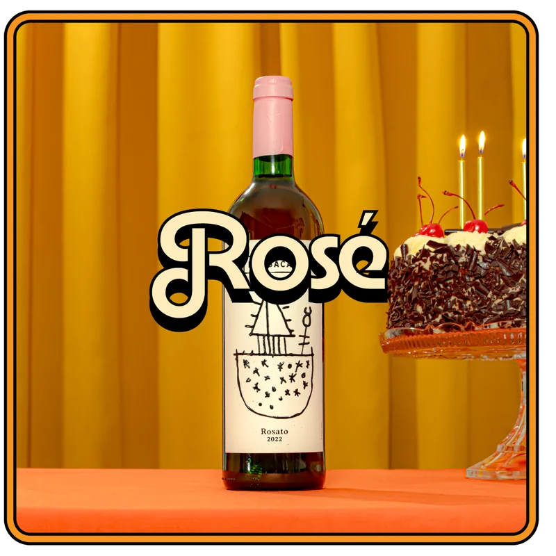 Barbacan Rosé wine birthday shoot.