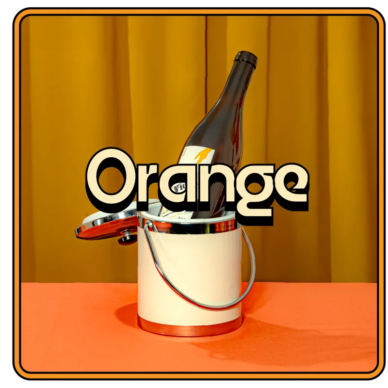 Orange wine birthday shoot.