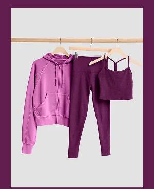 Spacedye Caught In The Midi High Waisted Legging in Aubergine-Beet