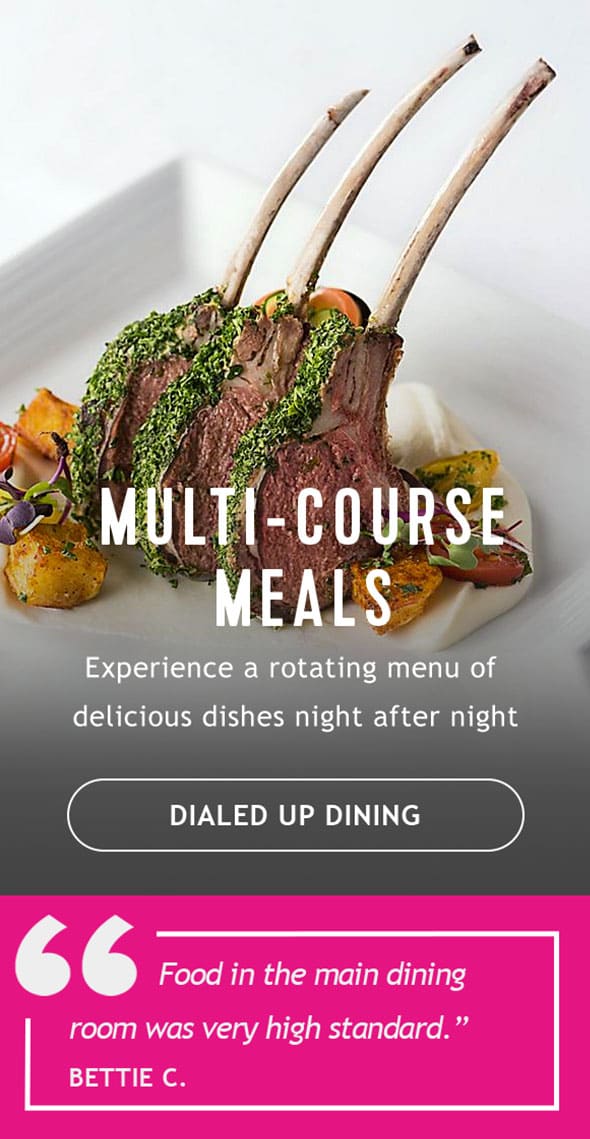 MULTI-COURSE MEALS