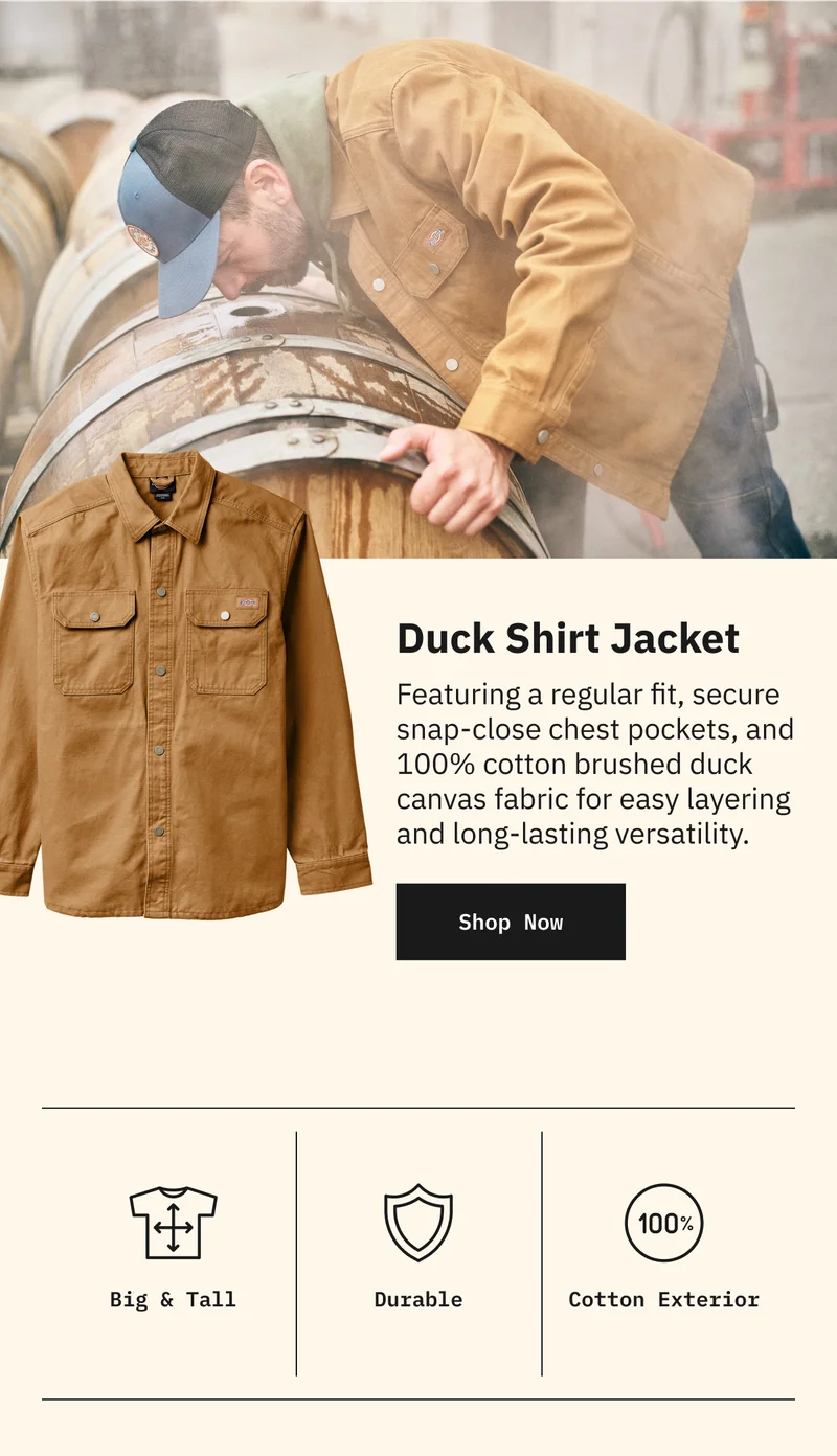 Duck Shirt Jacket. Shop Now.