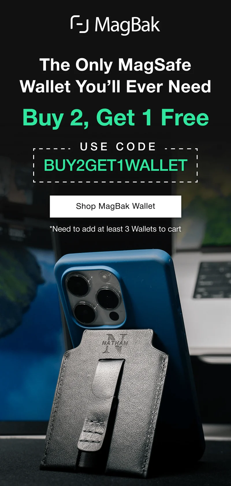 The Only MagSafe Wallet You’ll Ever Need Buy 2, Get 1 Free USE CODE BUY2GET1WALLET