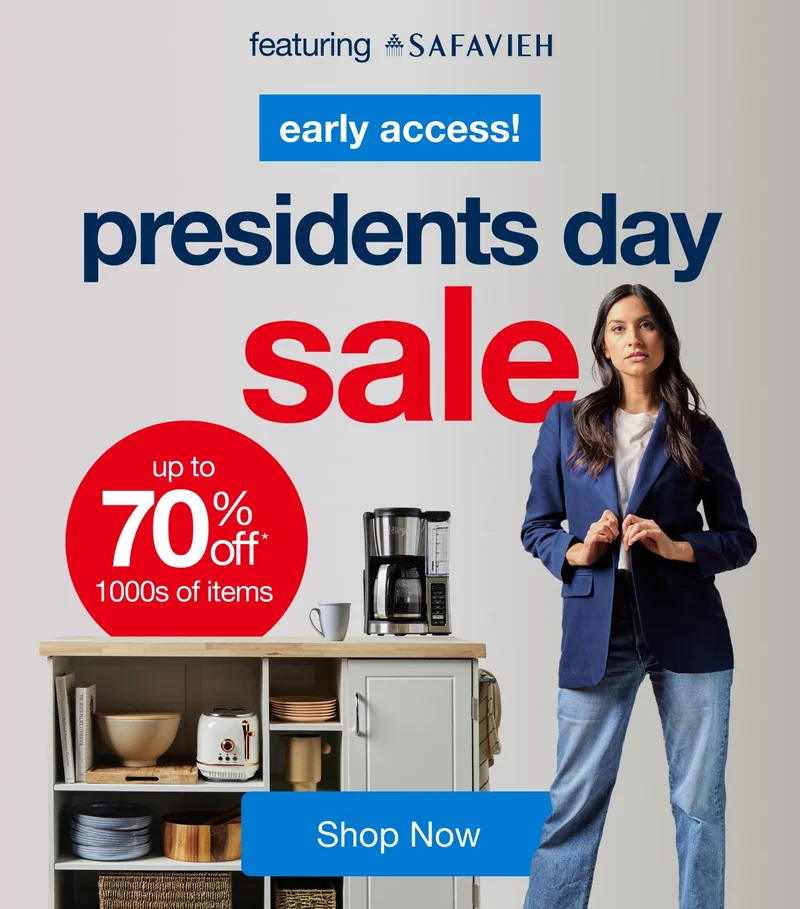 Presidents' Day Sale — Shop Now!