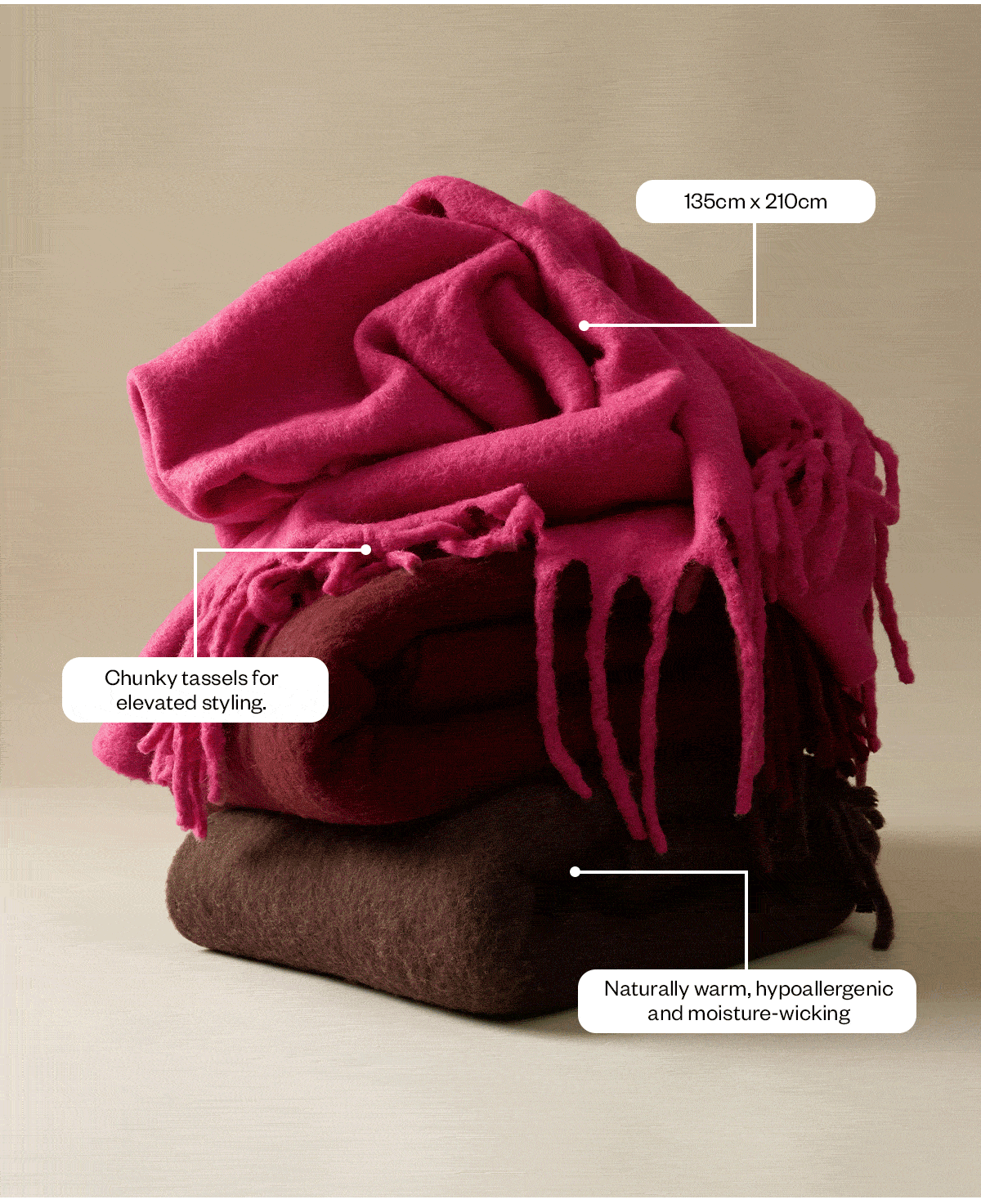 Merino Alpaca Throws