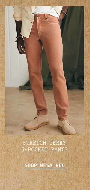 Stretch Terry5 pocket pants