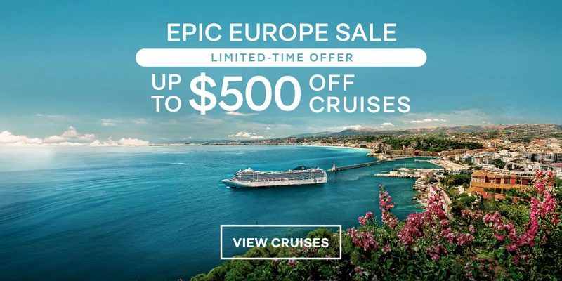 Epic Europe Sail – Limited-Time Offer – Up to $500 Off Cruises – Click to View Cruises & Book Now