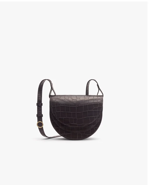 Double Moon Saddle Bag (Croco)