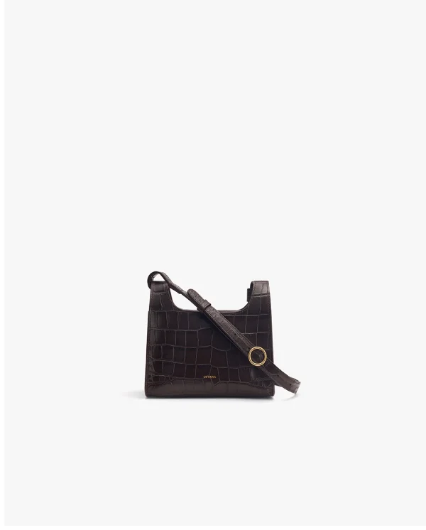 Mini Double Loop Bag (Croco)