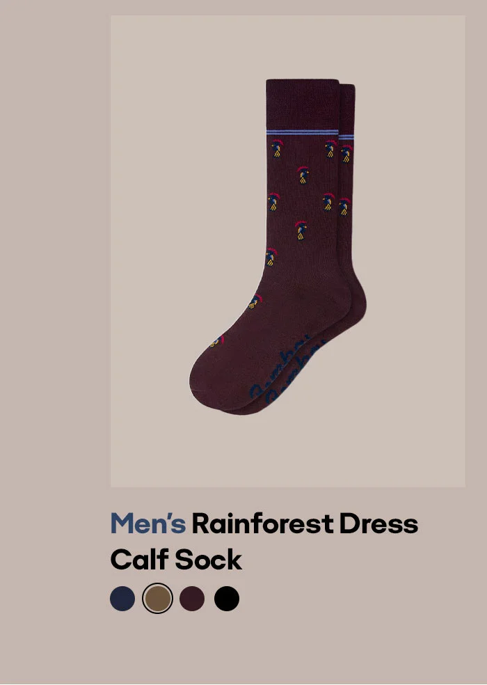 Men's Rainforest Dress Calf Sock
