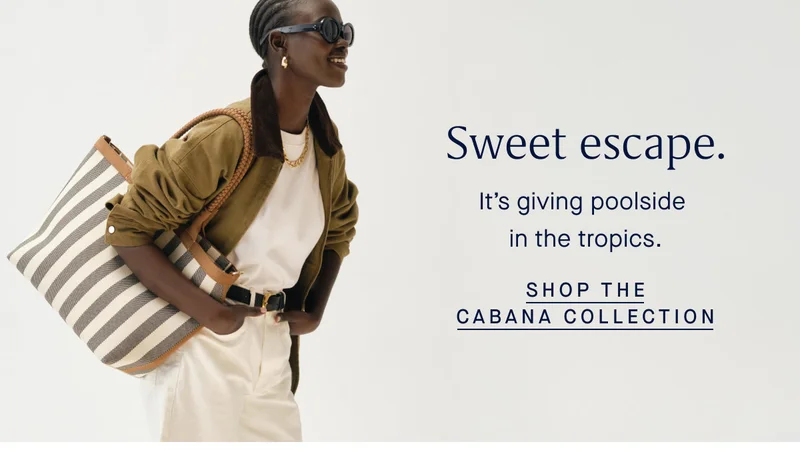 Sweet escape. It’s giving poolside in the tropics. SHOP THE CABANA COLLECTION