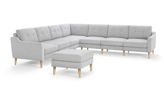 Slope Nomad 7-Seat Corner Sectional with Ottoman