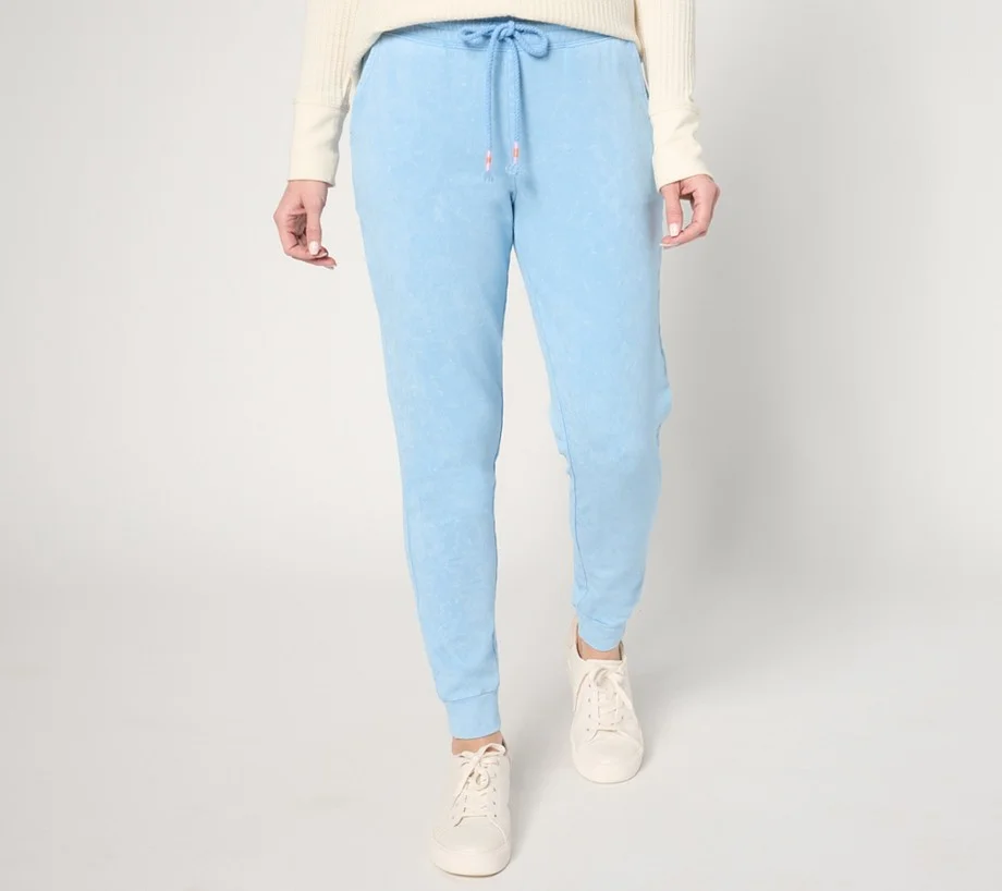 Denim & Co. Regular Washed French Terry Jogger