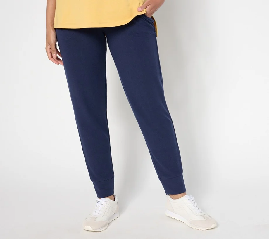 Denim & Co. Active Tall Heavenly Jersey Ankle Jogger