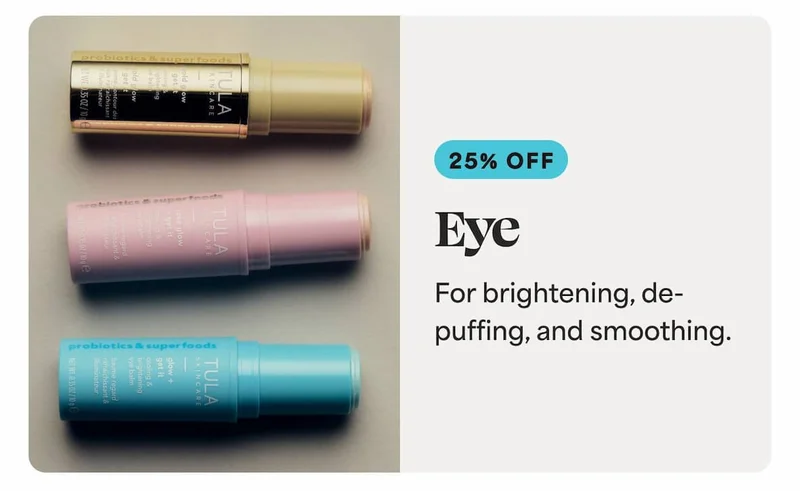 Eye For brightening, de-puffing, and smoothing.