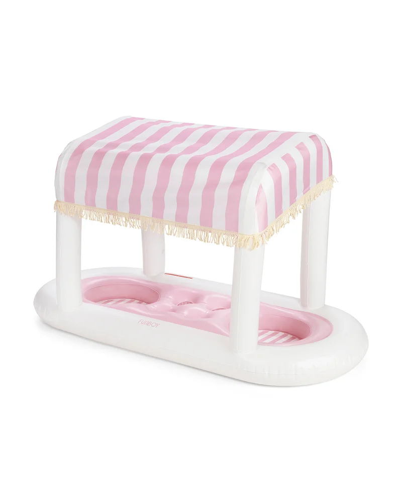 Image of Pink Floating Cabana Bar