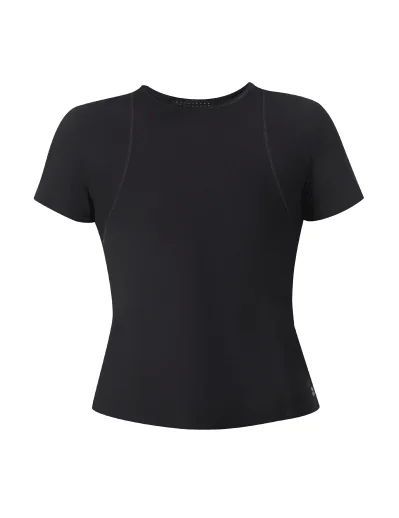 Zero Gravity Race Fit Tee in Black Zero Gravity Race Fit Tee in Black