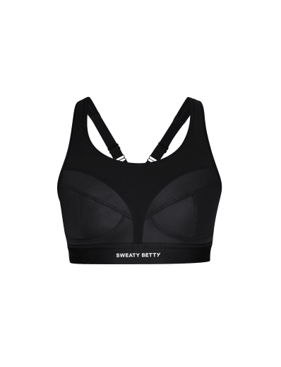 Power Pro Running Bra in Black Power Pro Running Bra in Black