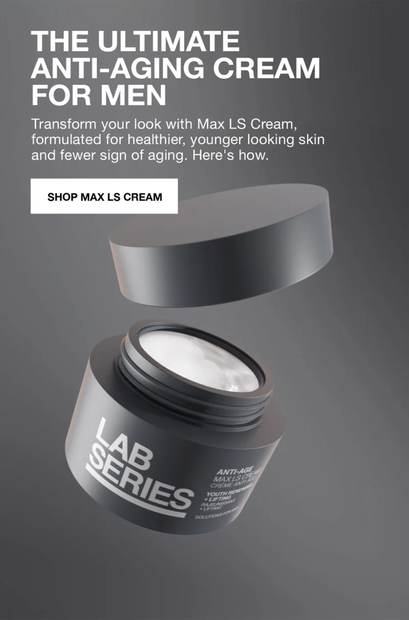 THE ULTIMATE ANTI-AGE CREAM FOR MEN | Transform your look with Max LS Cream, formulated for healthier, younger looking skin and fewer sign of aging. Here’s how. | ShOP MAX LS CREAM