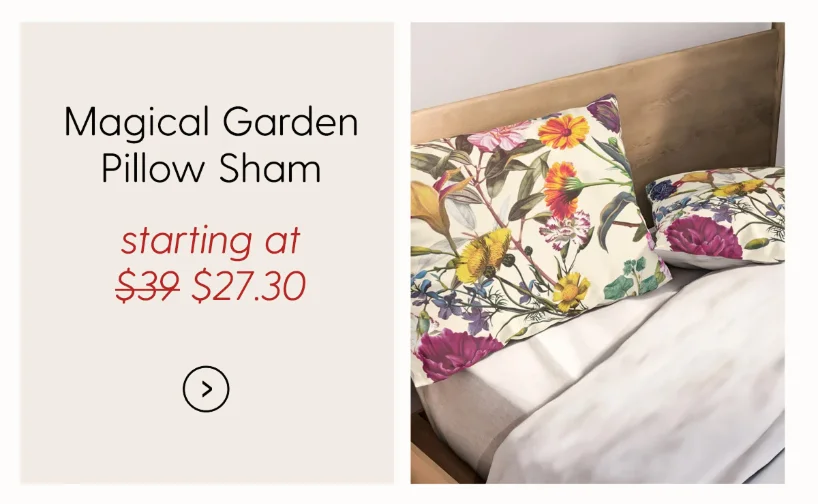 Magical Garden V Pillow Sham