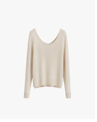 Single Origin Cashmere Scoop Neck Sweater