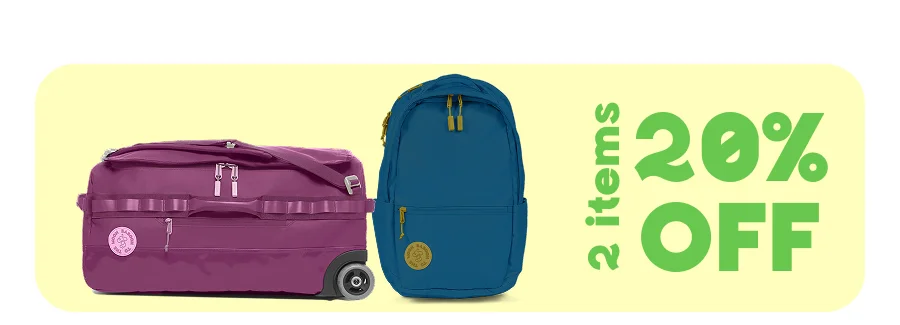 2 items = 20% off