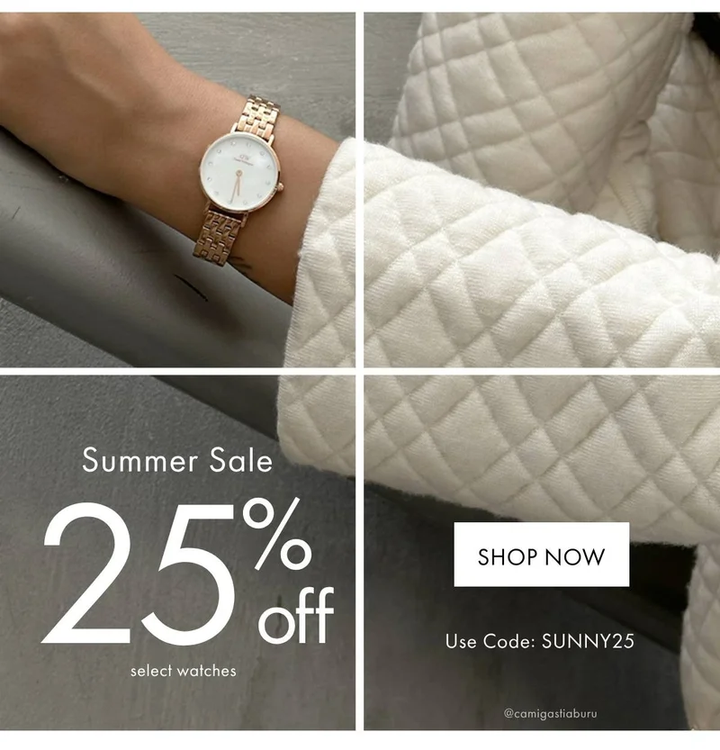 Last chance 25% off select watches | Shop Now