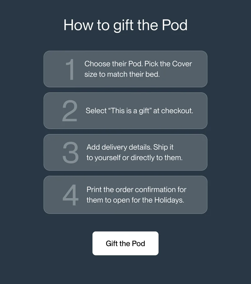 How to gift the Pod
